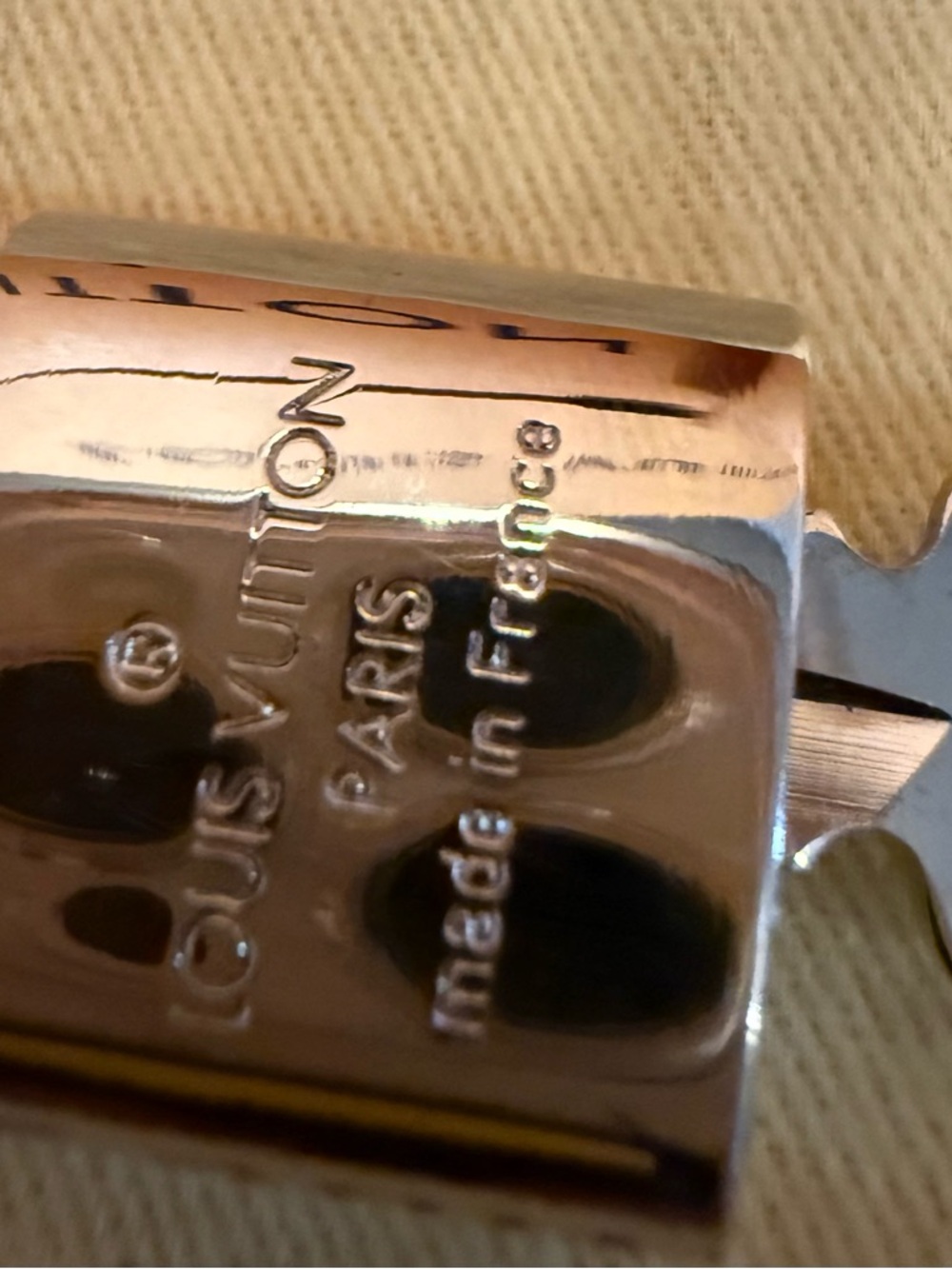 Louis Vuitton Silver-Tone Padlock with Branded Dust Bag and Box. - Picture 2 of 5